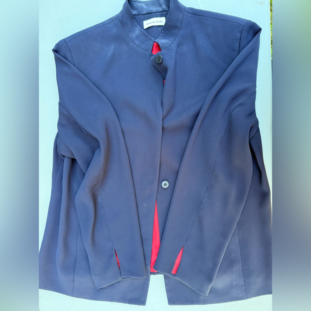 Vintage lined pants suit